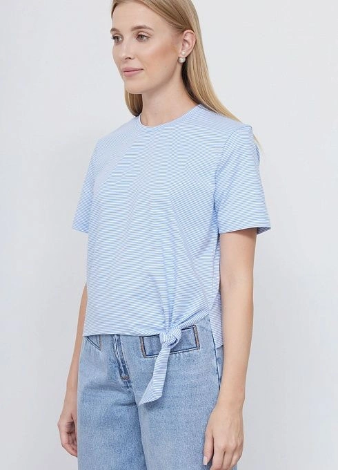 Джемпер жен. 311106.6_313.0216S Бело-голубой  (4)