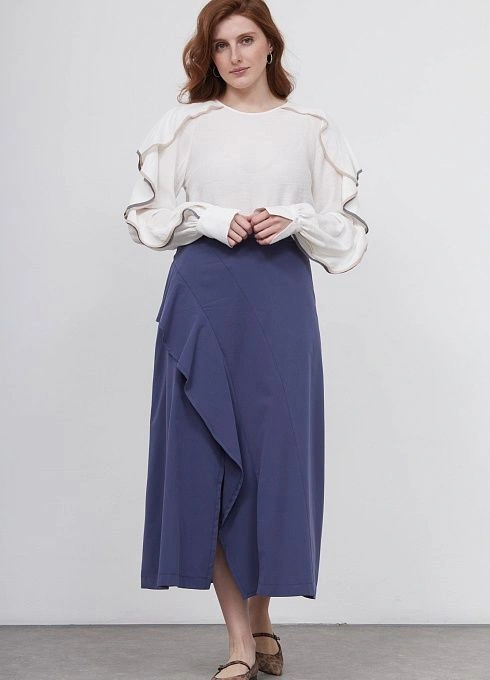  GRIOL. Юбка жен. 350080.6_312.8500N Синий GRIOL