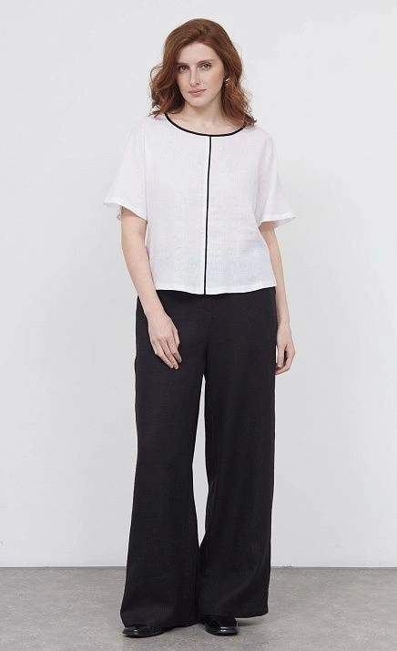 Блузка изо льна и вискозы GRIOL