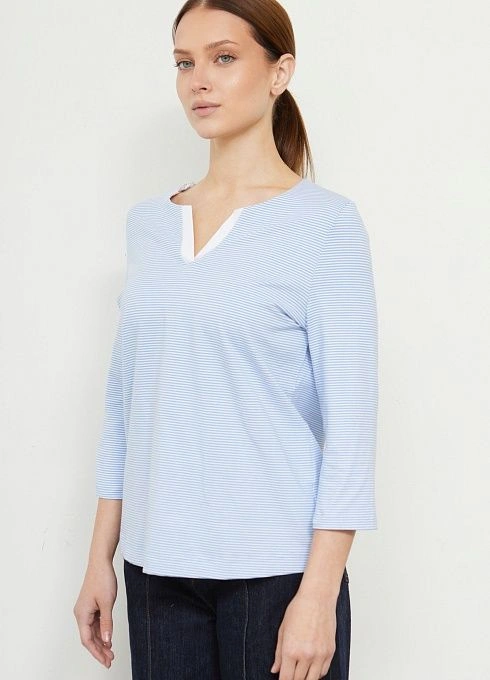 Джемпер жен. 310935C.6_313.0216S Бело-голубой (4)