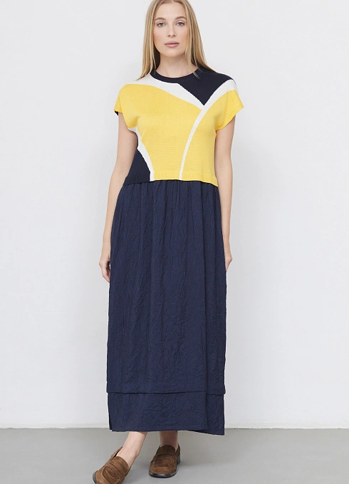  GRIOL. Платье жен. 360268.33312.9621N Тёмно-синий GRIOL