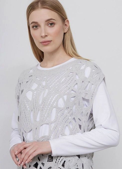 Жилет жен. 384502.42303.7700F Серый  (4)