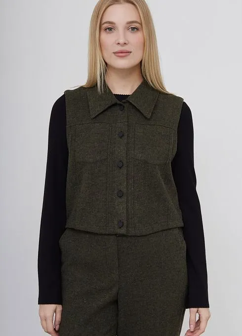  GRIOL. Жилет жен. 380093.09312.3100N Зелёный GRIOL