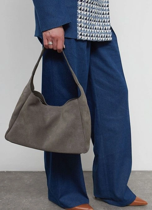 Сумка жен. 6824 Серый (4)