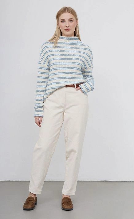  GRIOL. Джемпер жен. 310940.03313.0719S белый/голубой 