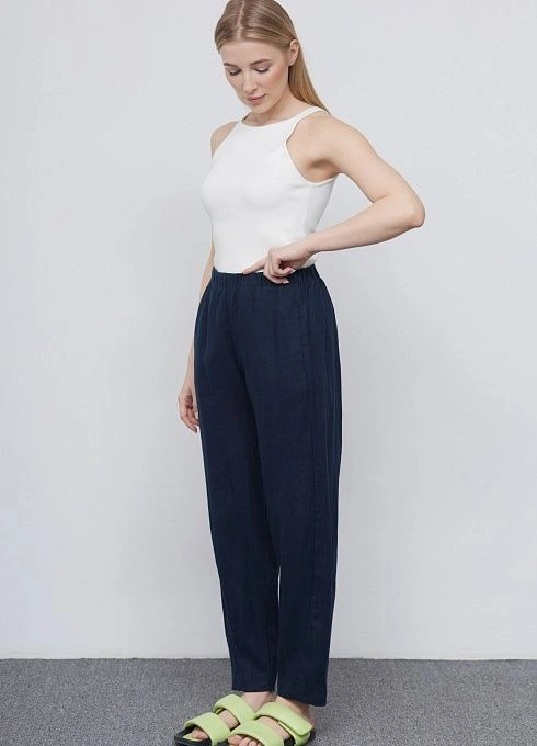 Брюки жен. 322012.38312.9600N Тёмно синий  (3)