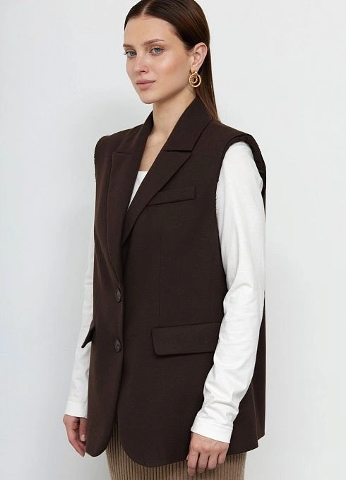 Жилет жен. 388386.11312.5900N Коричневый (3)