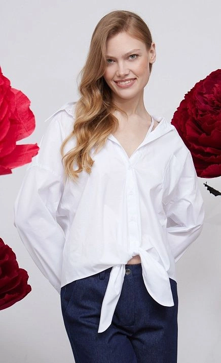 Блузка на завязках и бретелях GRIOL