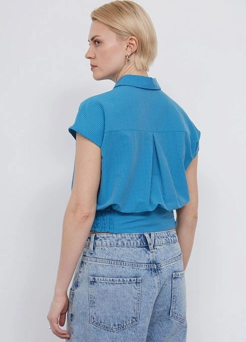 Блуза жен. 311150.03312.1316P Бирюзовый (4)