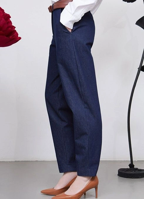 Брюки жен. 320350.03312.9600N Т.синий  (4)