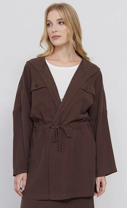 GRIOL. Жакет жен. 370085.6_312.1100N Коричневый 