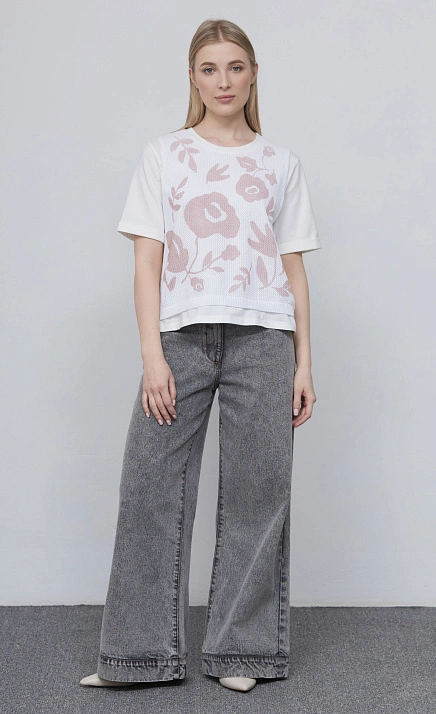  GRIOL. Джемпер жен. 311075.6_313.0700E Молочный 