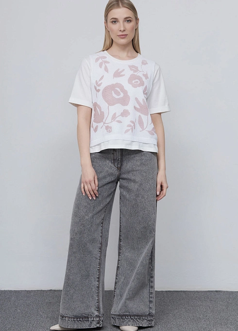  GRIOL. Джемпер жен. 311075.6_313.0700E Молочный GRIOL