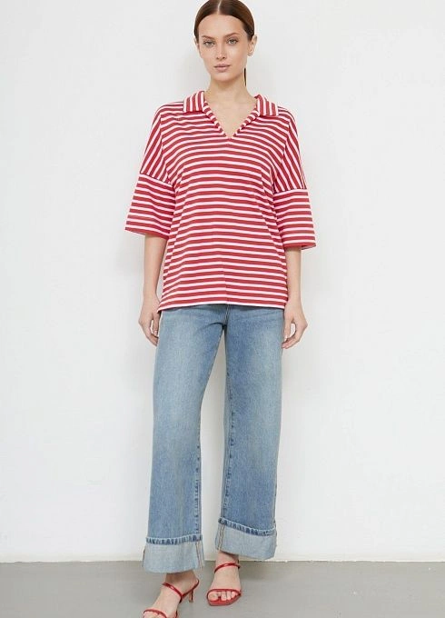 Джемпер жен. 310783.6_313.0245S Бело-красный (2)