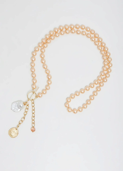  GRIOL. Колье Три сестры 1 Бежевый GRIOL