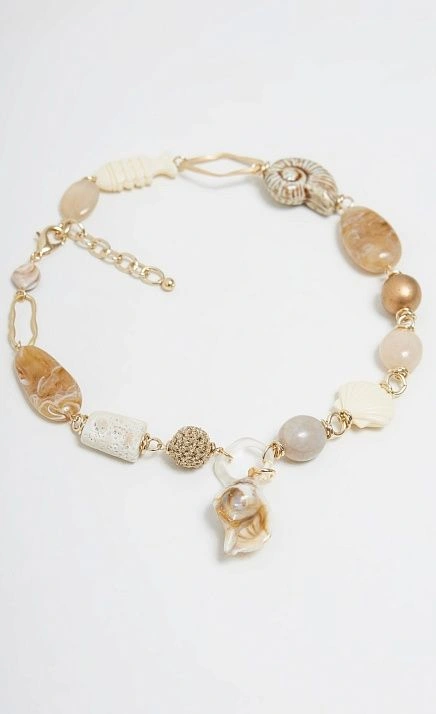  GRIOL. Колье Лель 2 Бежевый 