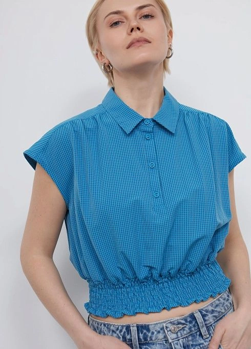 Блуза жен. 311150.03312.1316P Бирюзовый (5)