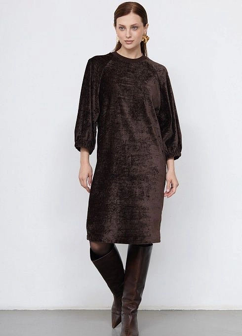  GRIOL. Платье жен. 360330Н.6_312.1100N Шоколадный GRIOL