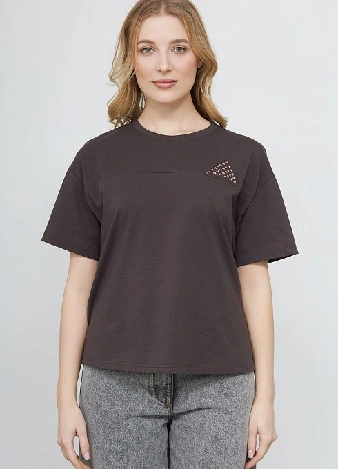  GRIOL. Джемпер жен. 310850ОТ.6_313.1100N шоколадный GRIOL