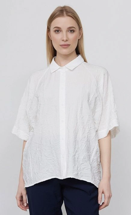 Рубашка из жатой вискозы  GRIOL