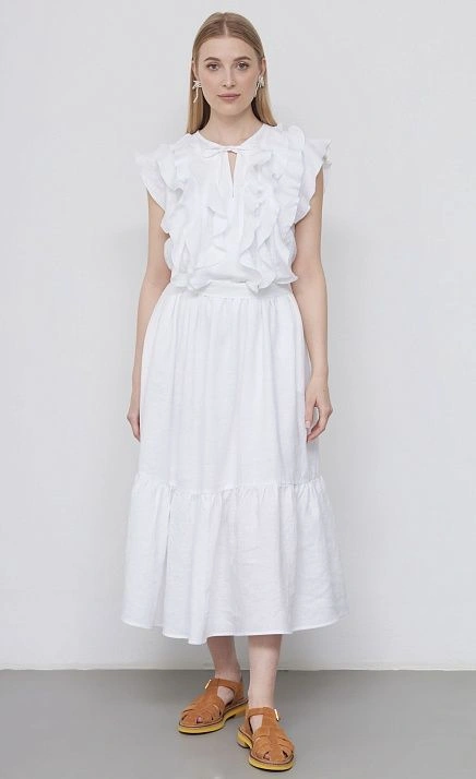 GRIOL. Платье жен. 363423А.11312.0200N Белый GRIOL GRIOL. Платье жен. 363423А.11312.0200N Белый