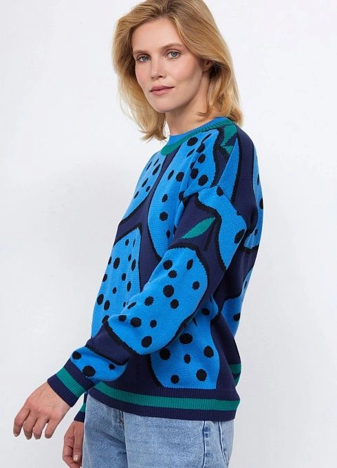 Джемпер жен. 310510.33303.8788V Т.синий  (3)