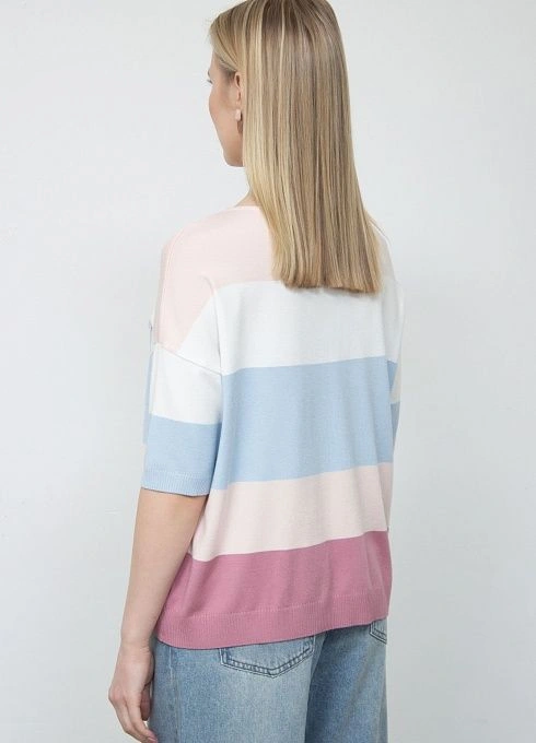 Джемпер жен. 310254К.33303.0716S Розово-голубой  (1)