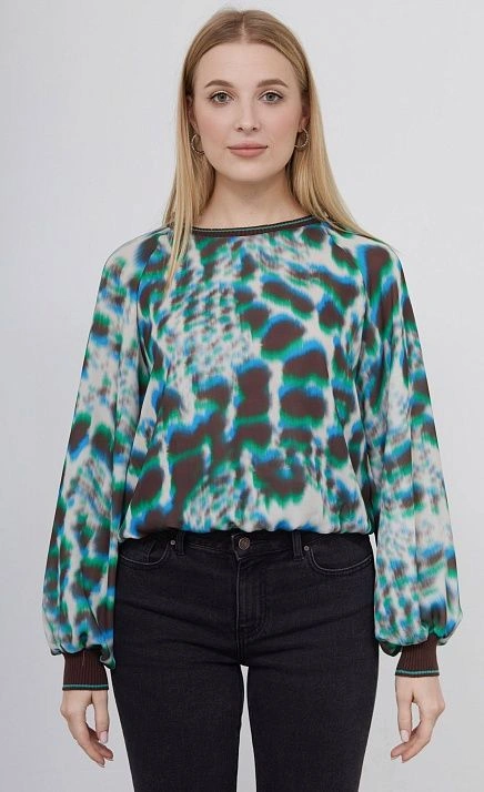  GRIOL. Блуза жен. 310903Т.03312.3301О Зеленый 