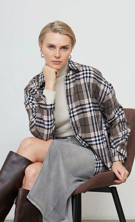 Рубашка фланелевая в клетку GRIOL