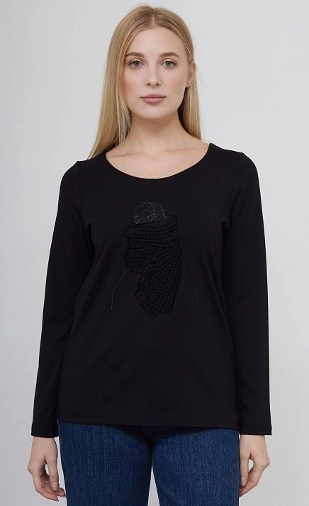  GRIOL. Джемпер жен.  310586Д.03313.8200ЕA Черный 