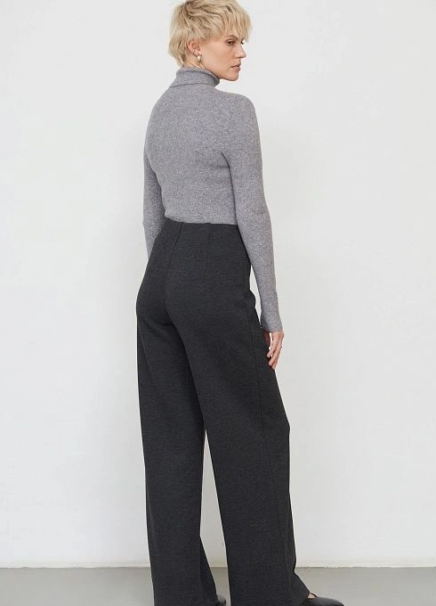Брюки жен. 320333Б.6_313.7700M Темно-серый меланж (1)