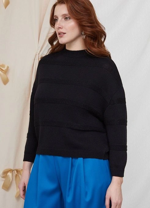 Джемпер жен. 310502.05303.8200NL Чёрный  (4)