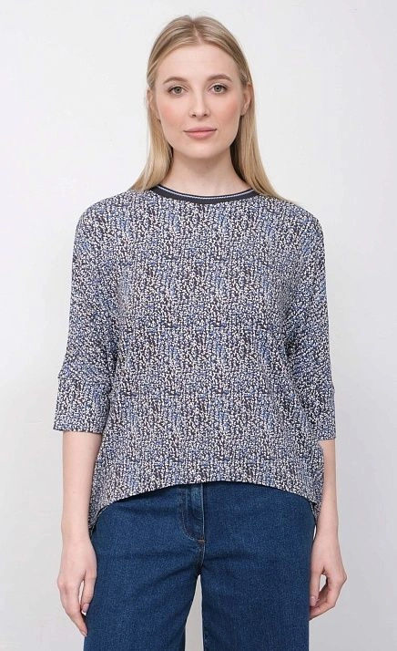  GRIOL. Джемпер жен. 310657ГУК.6_313.1577F/1 голубой/серый 