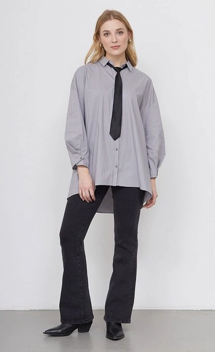 Блузка оверсайз из хлопка GRIOL