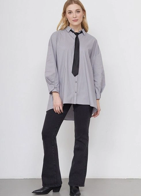 Блузка оверсайз из хлопка GRIOL