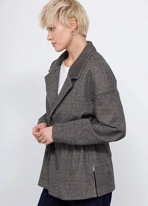 Жакет жен. 370074ГР.03313.8203Y Серый меланж  (3)