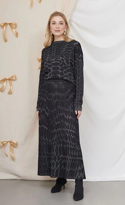  GRIOL. Юбка жен. 350122.33303.8276L Чёрный 