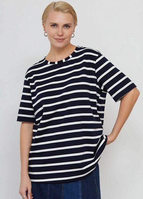  GRIOL. Джемпер жен. 310968Р.6_313.9807S Бело-синий GRIOL