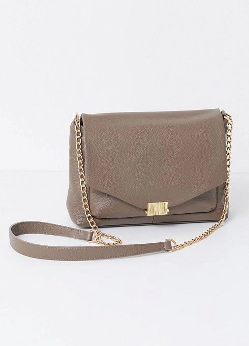  GRIOL. Сумка жен. 19323 Серо-коричневый GRIOL