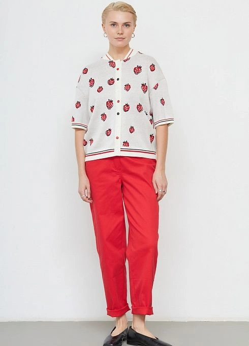 Жакет жен. 370253.33303.0745V Молочно красный  (2)