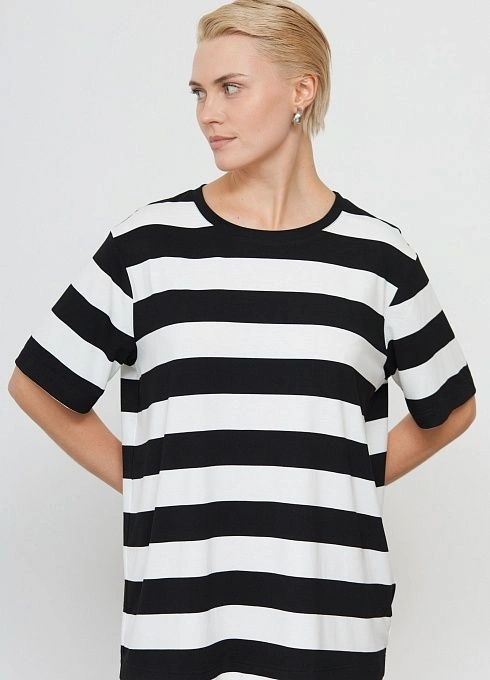 Джемпер жен. 310968.03312.0282S Бело-чёрный  (4)