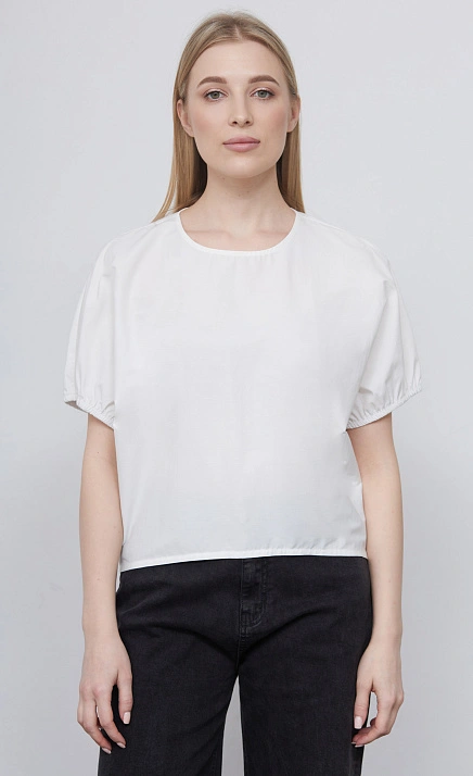 Блузка oversize из сатина GRIOL