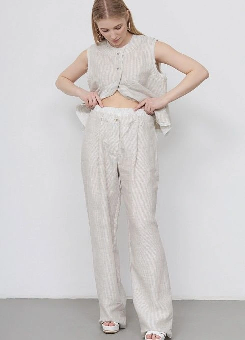 Брюки жен. 328163.11312.0806S Бежево-молочный  (4)