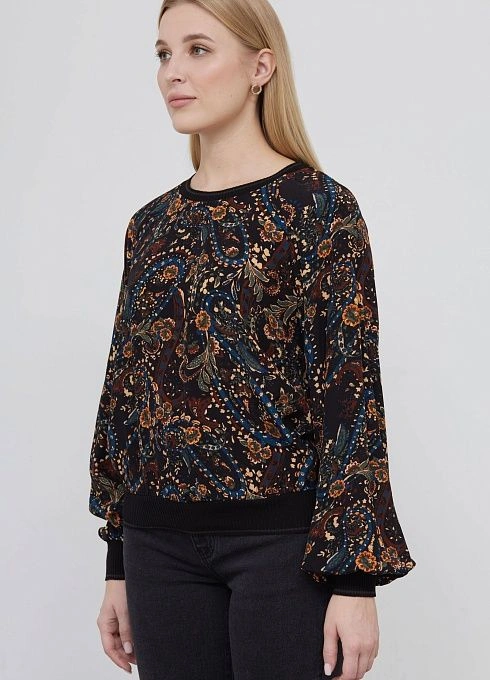 Блуза жен. 310903Т.03312.8201Y Чёрный  (4)