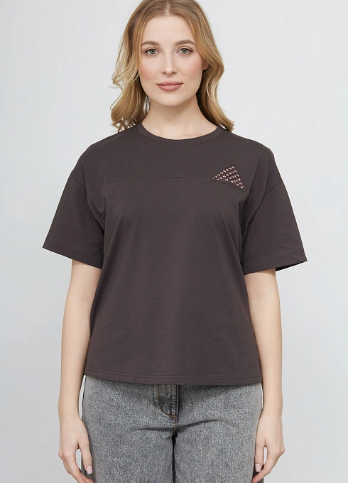  GRIOL. Джемпер жен. 310850ОТ.6_313.1100N шоколадный GRIOL