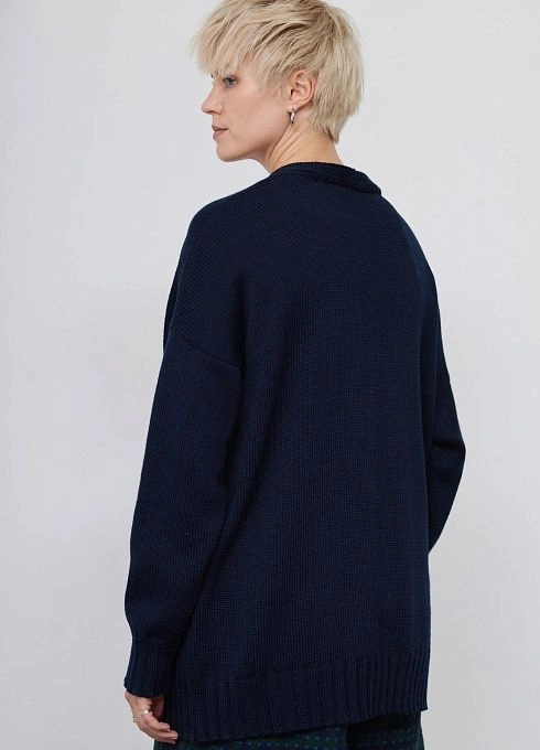 Жакет жен. 370243.15303.9600N Тёмно синий  (5)