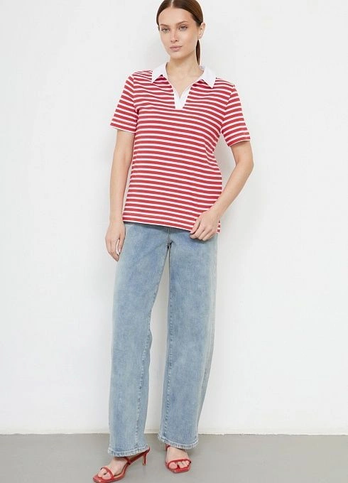 Джемпер жен. 311009К.6_313.0245S Бело-красный (2)