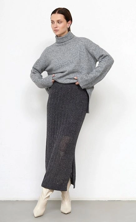  GRIOL. Юбка жен. 350133.05303.7700N Темно-серый 