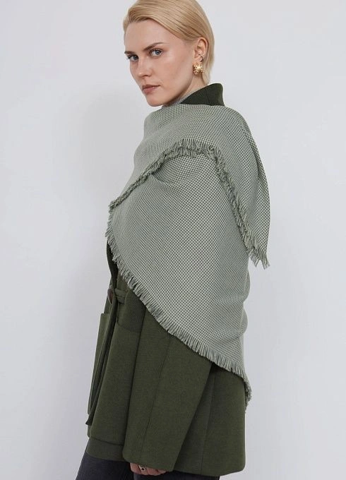 Платок жен. 610090.11110.3174Z Серо-оливковый (3)