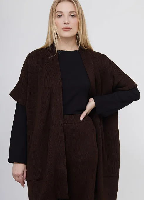  GRIOL. Жилет жен. 380089.33303.1100N Коричневый GRIOL